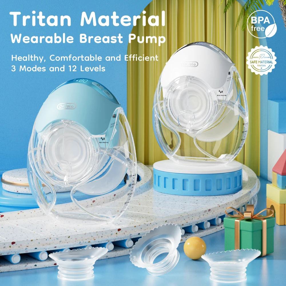 MAMIJOY Extractor de leche eléctrico Invisible, ultrafino y ligero, poco ruido, 3 modos, 12 niveles de succión, regalo, brida de 18/21/24mm EB51 - imagen 5