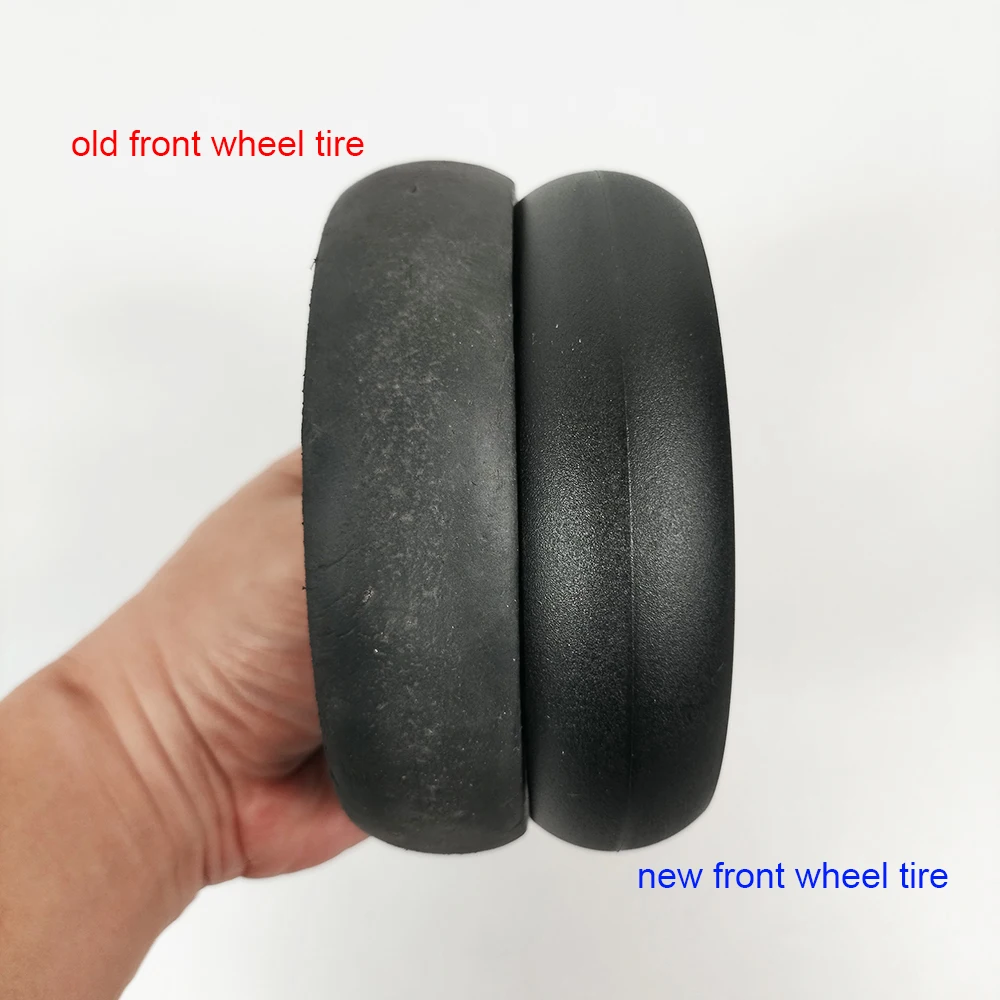 Neumático de cochecito para Easywalker XS/Mini XS/Buggy XS, rueda delantera o trasera, pieza de repuesto DIY sin cámara de PU personalizada para bebé - imagen 5