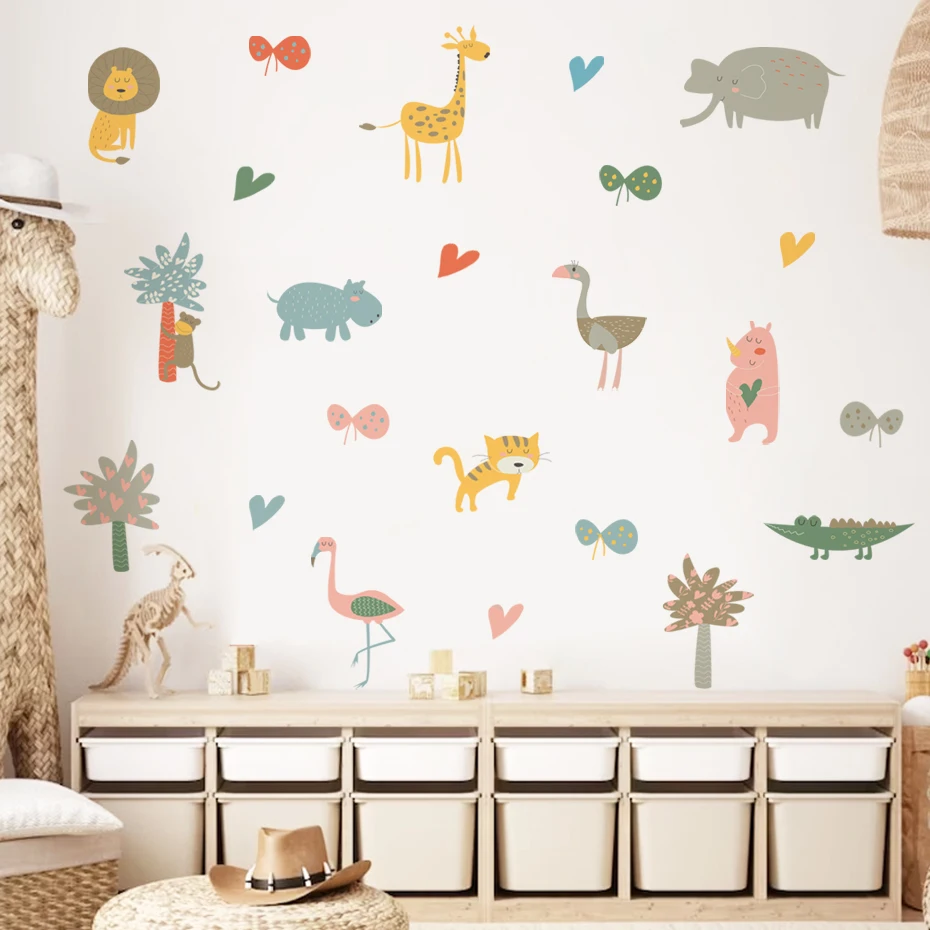Vinilos decorativos infantiles de animales para habitación infantil - imagen 5