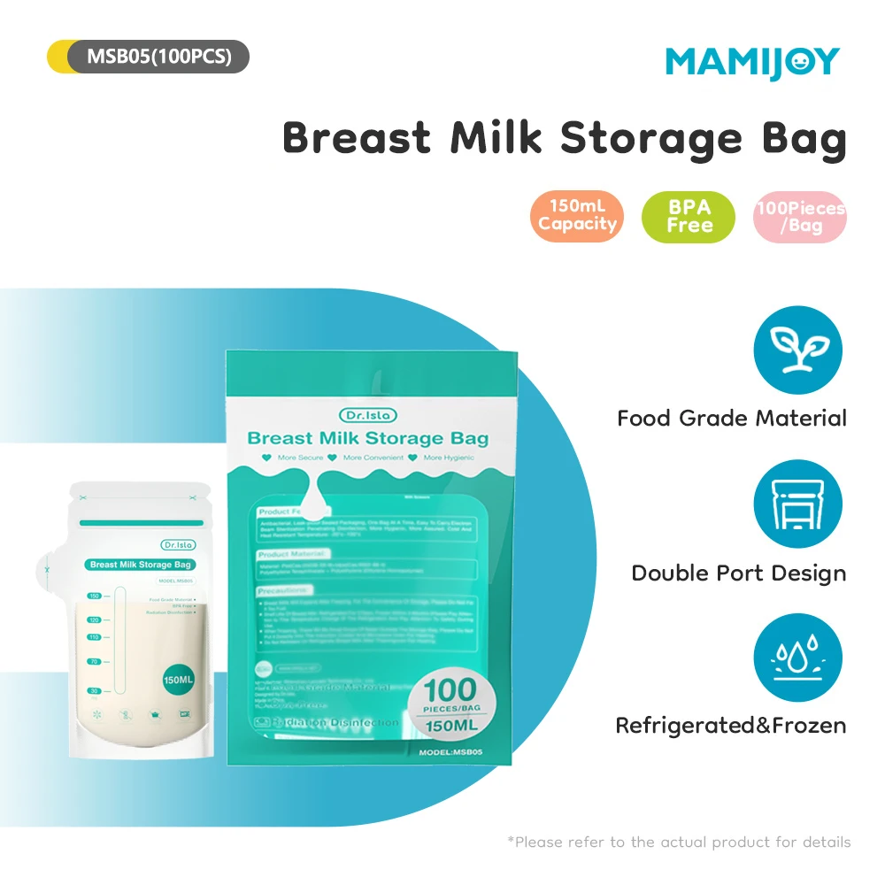 MAMIJOY Bolsas leche materna – Almacenamiento seguro sin BPA