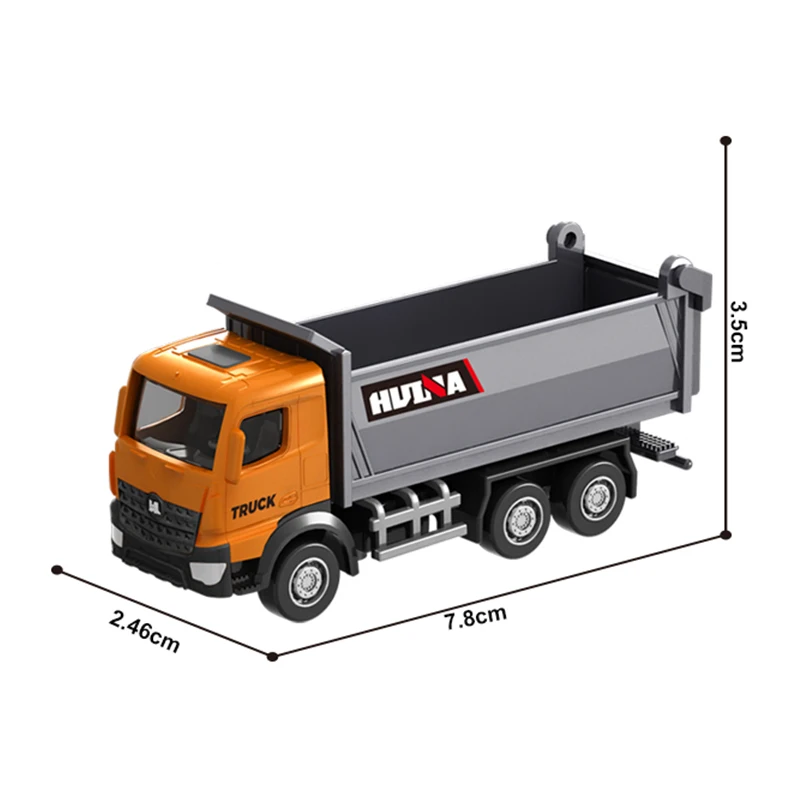 Dump truck yellow