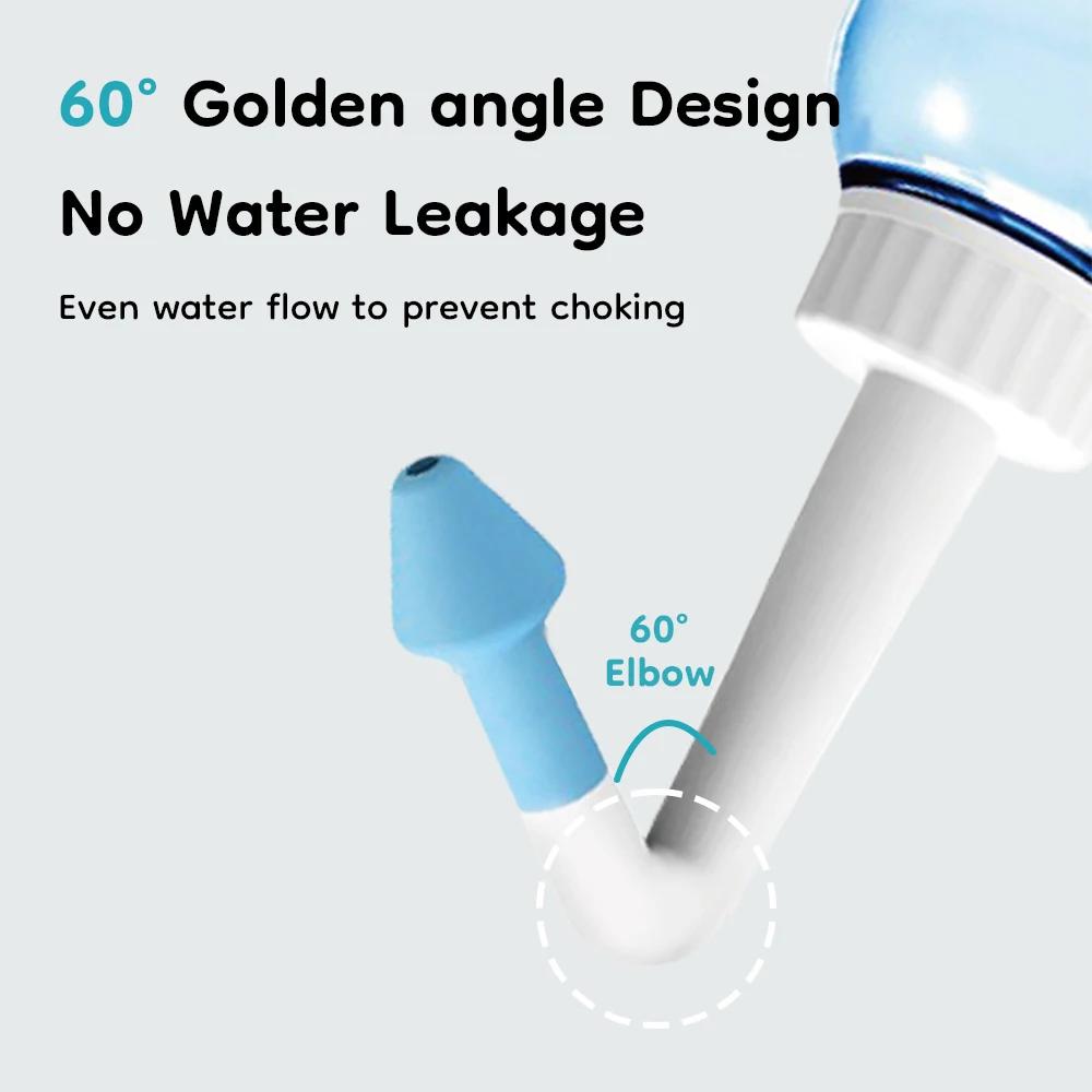 MAMIJOY-Kit de irrigador Nasal de 300ML, 10 paquetes, botella salina y lavado, tratamiento de rinitis alérgica de doble uso para nariz y oreja para adultos y niños - imagen 4