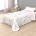 Colcha infantil unicornio stars