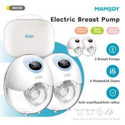 MAMIJOY Extractor de leche manos libres – Portátil y silencioso
