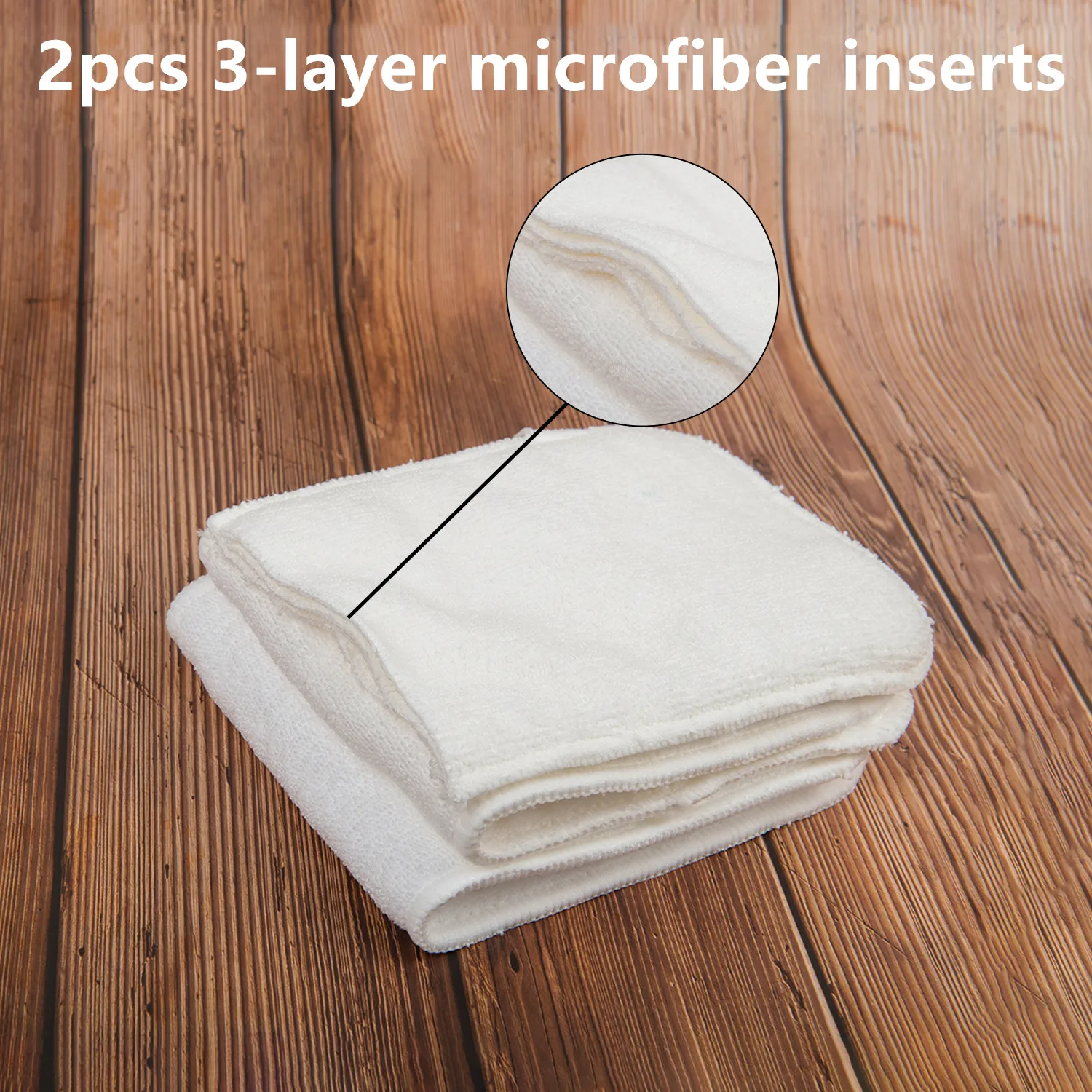2pcs microfiber