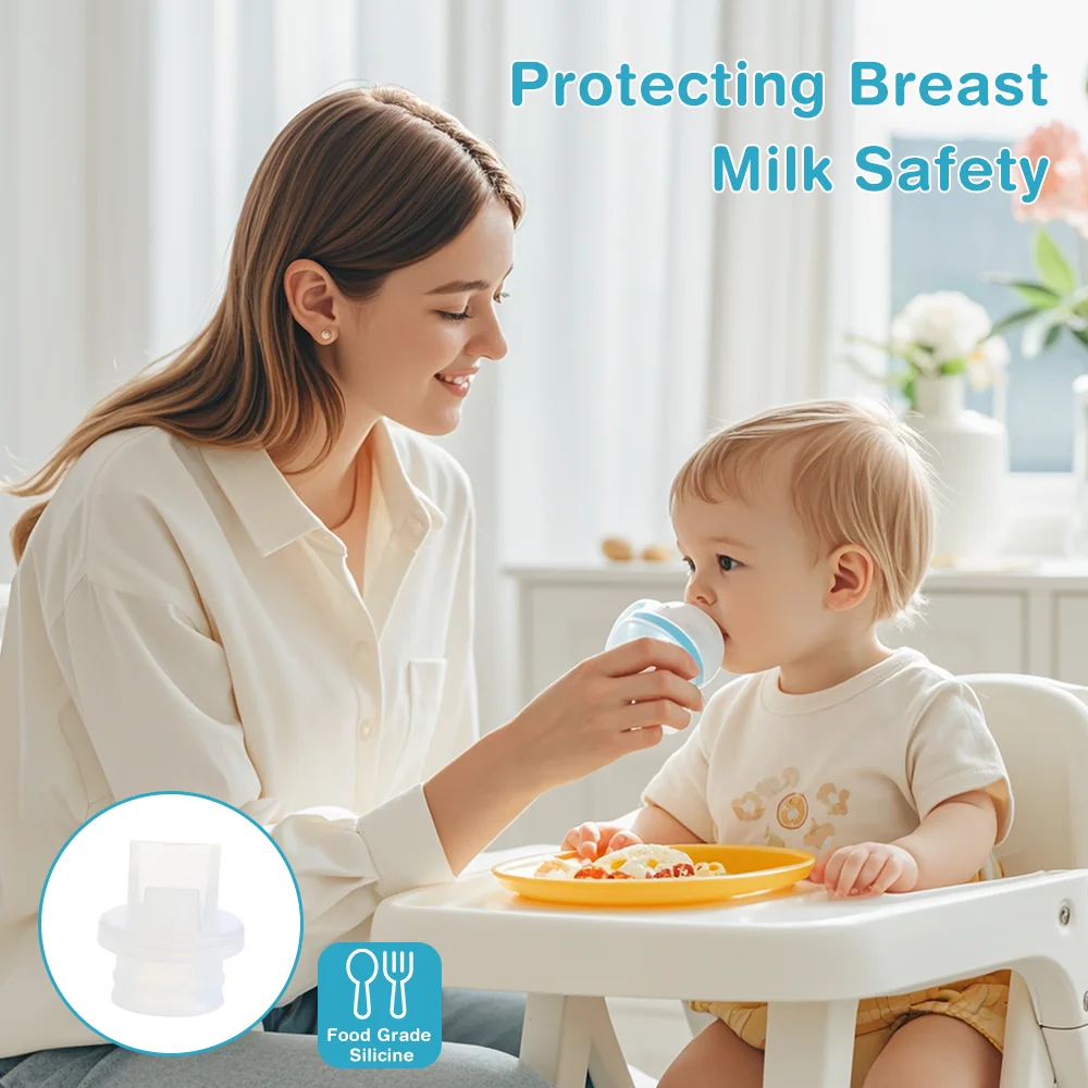 Accesorios para extractor de leche eléctrico MAMIJOY, materiales de calidad alimentaria para extractor de leche eléctrico EB11 EB23 BPA-FREE PJ01 - imagen 5