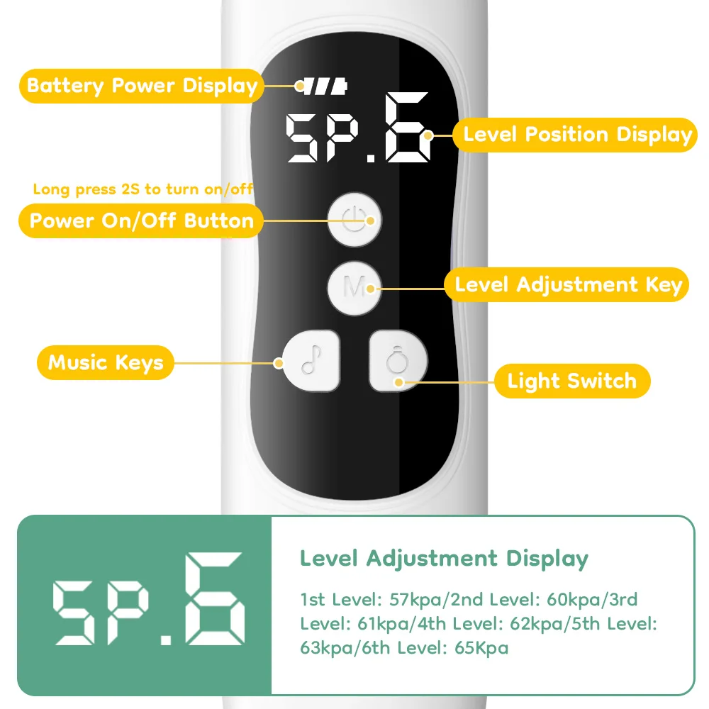 MAMIJOY-limpiador de nariz para bebé, aspirador Nasal eléctrico de silicona con succión ajustable, seguridad, conveniente, poco ruido, U94 - imagen 2