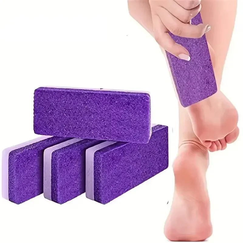 Lima de pies de piedra pómez, eliminador de callos y piel muerta, depurador de talón para pies lisos, herramienta exfoliante de pedicura, 2/5 Uds. - imagen 5