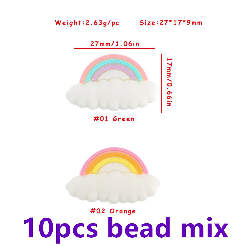 10pcs mix color