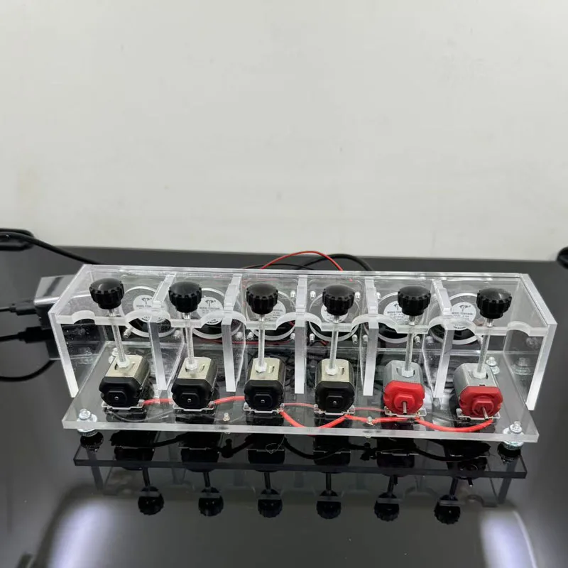 Máquina fija de motores de 6 uds para correr en motores con ventiladores de disipación de calor para mini coche de carreras 4wd - imagen 4