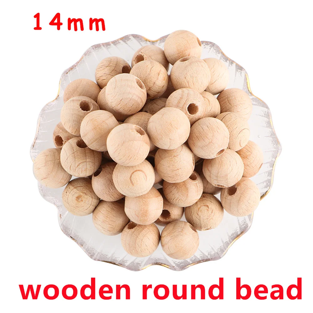 14mm wooden bead