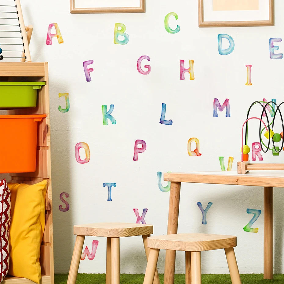 Vinilos decorativos con animales y letras para habitación infantil - imagen 4