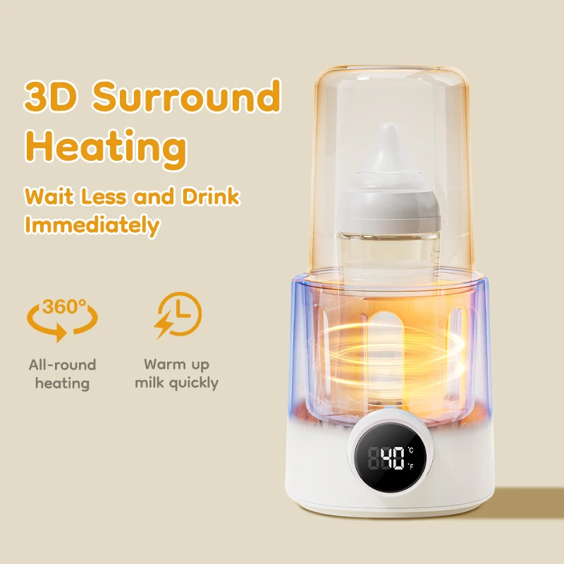 Calentador de biberones MAMIJOY multifunción 36-100 °   Calentador de alimentos ajustable, esterilizador calentador de leche, Control preciso de temperatura N22 - imagen 3