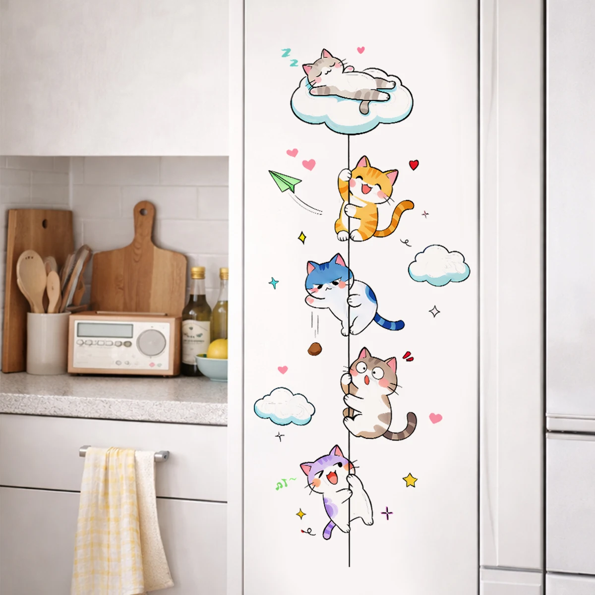Pegatinas de pared gato trepando - Decoración infantil - imagen 5