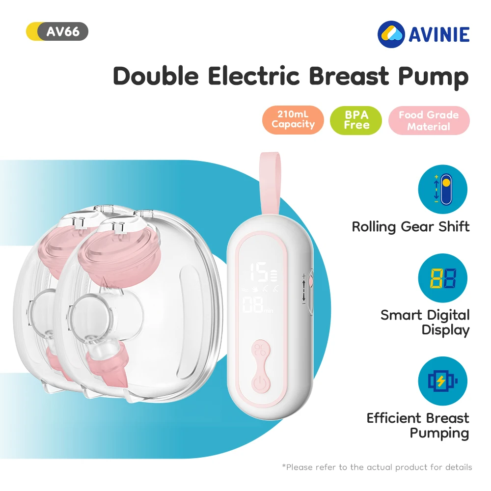Extractor de leche portátil MAMIJOY AV66 multimodo nivel de succión