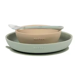 Nattou Vajilla de Silicona para Bebé