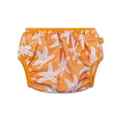 Swim Essentials Pañal de natación naranja con estrellas de mar