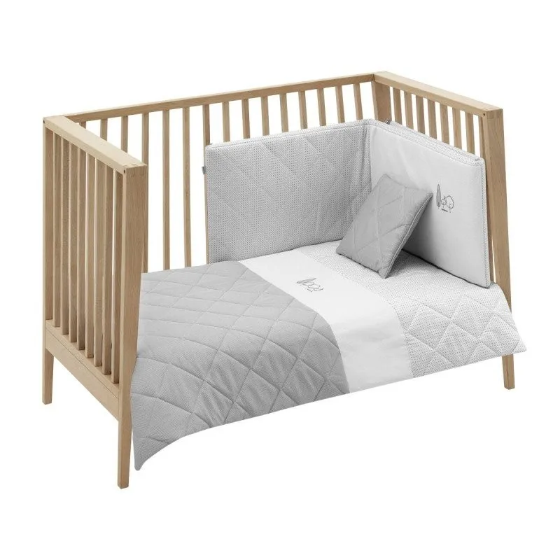 Cambrass Essentia Juego Nórdico con Protector para Cuna Bebé