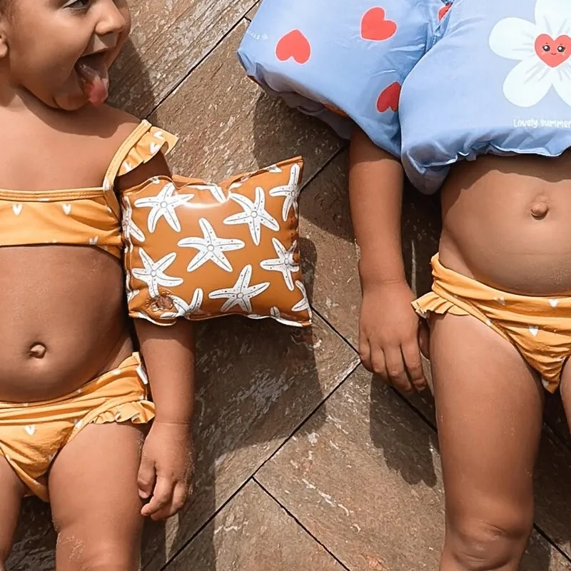 Swim Essentials Manguitos inflables con estrellas de mar para bebé - imagen 3