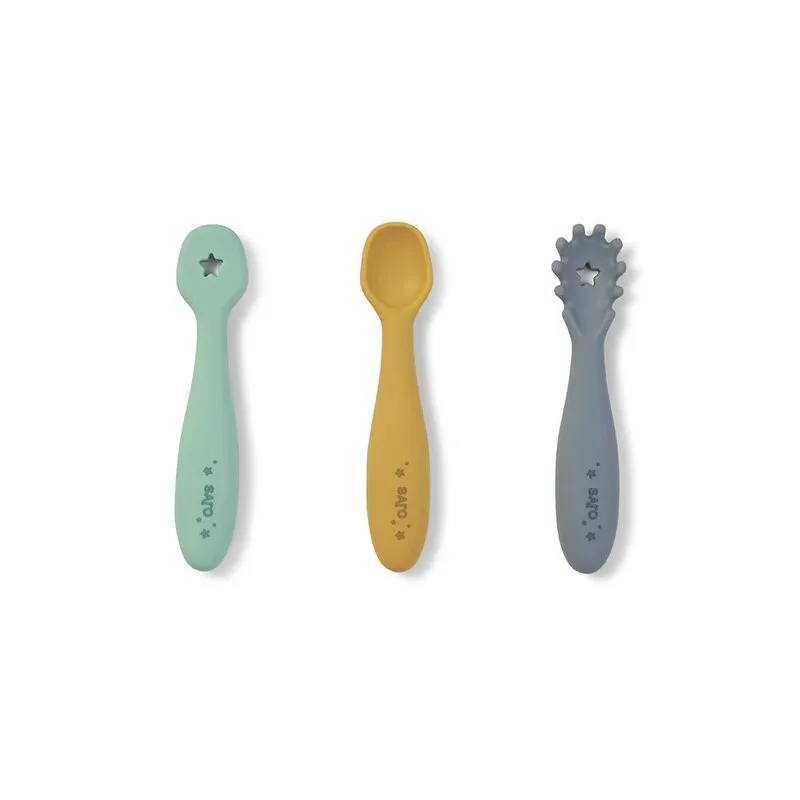 Saro Precucharas de silicona para bebé