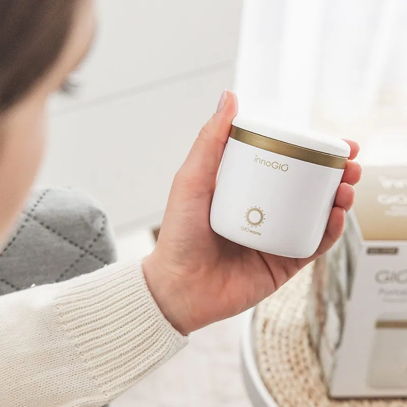 Innogio GioWarm Mini: calientabiberones portátil para viajes