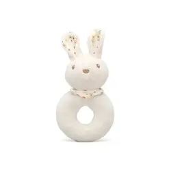 Kiokids Sonajero de peluche conejo suave para estimulación del bebé