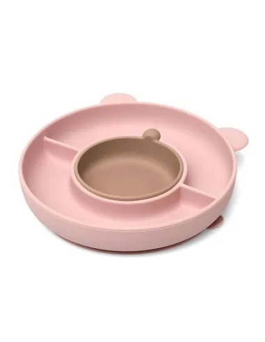 Kiokids plato de silicona antideslizante para bebés forma de oso - imagen 2