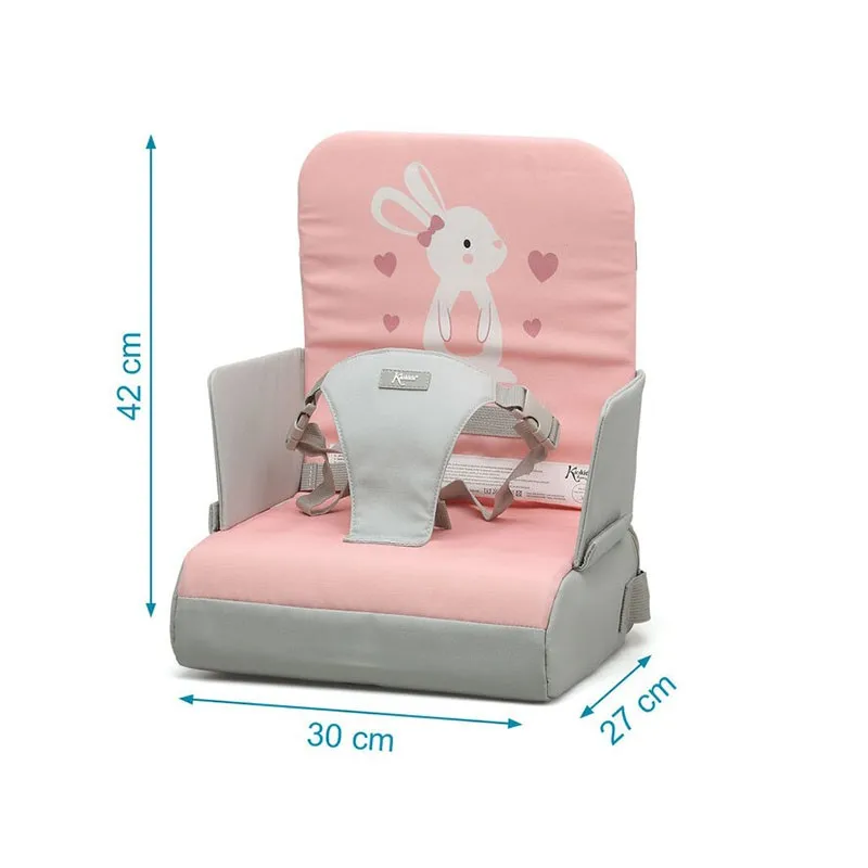 Kiokids trona portátil para bebé compacta con respaldo reclinable