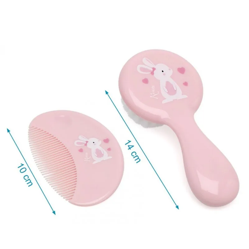Kiokids Cepillo y peine para bebés – Set de cuidado infantil - imagen 3