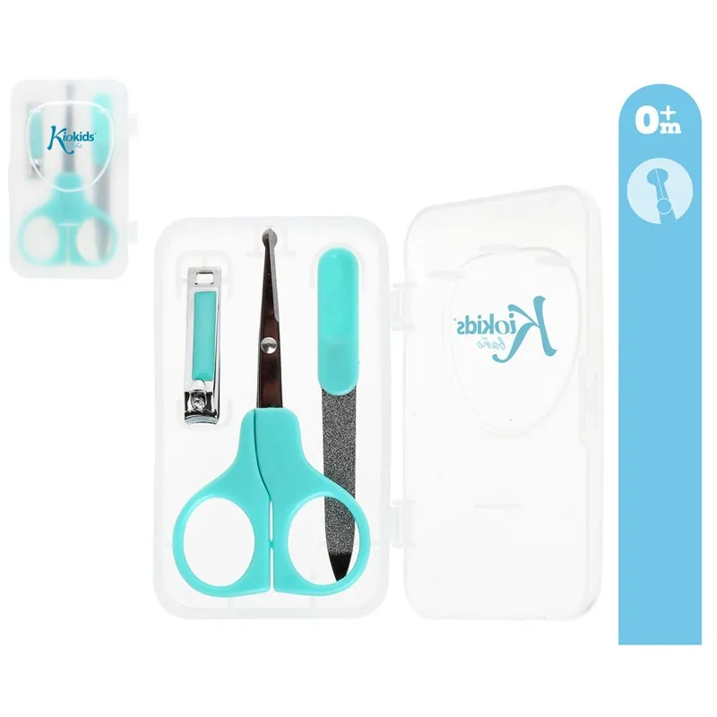 Kiokids Set cortaúñas y tijeras para el cuidado del bebé - imagen 2