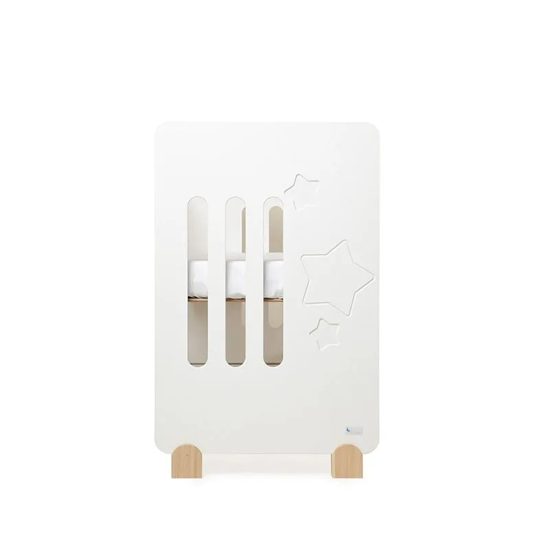 Interbaby Cuna Star Nature – Ecológica de madera natural para bebés - imagen 3