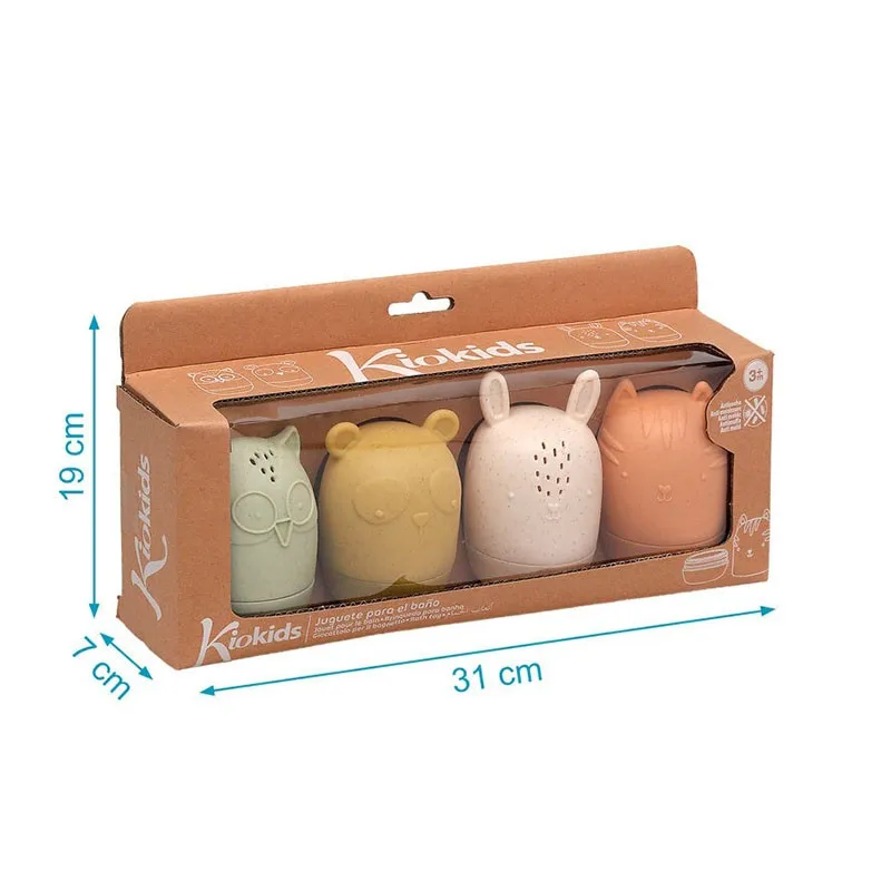Kiokids Juguetes de baño animalitos para bebés - imagen 5