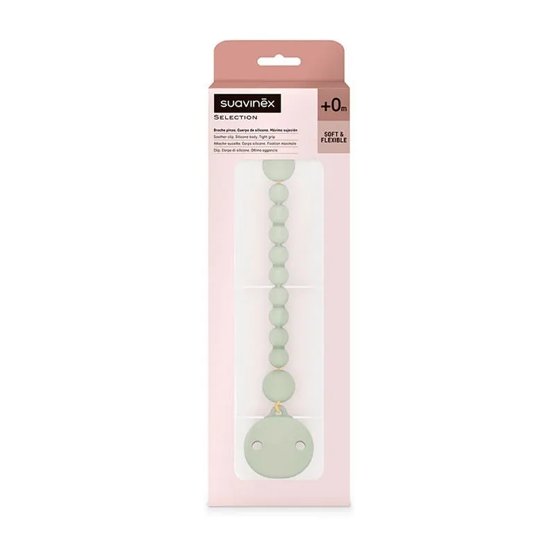 Broche chupete Suavinex de silicona con bolitas - Sujeción segura - imagen 3