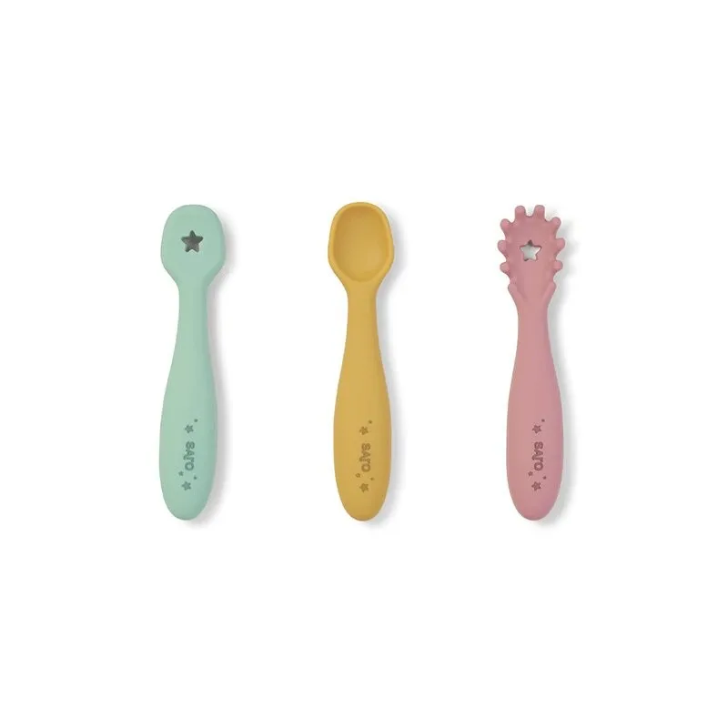 Saro Precucharas de silicona para bebé - imagen 2