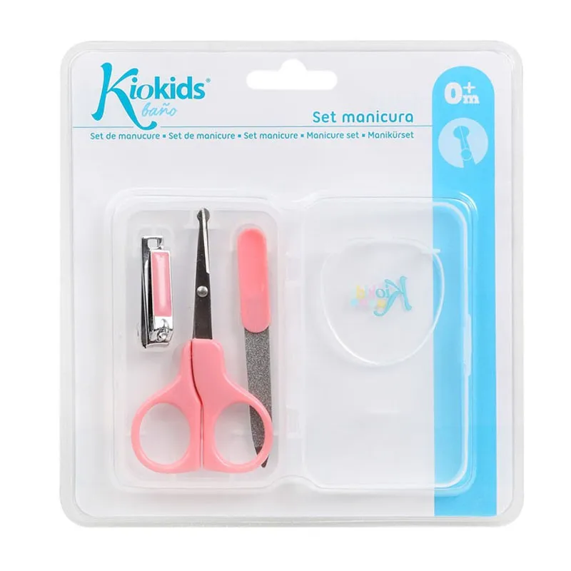Kiokids Set cortaúñas y tijeras para el cuidado del bebé - imagen 3