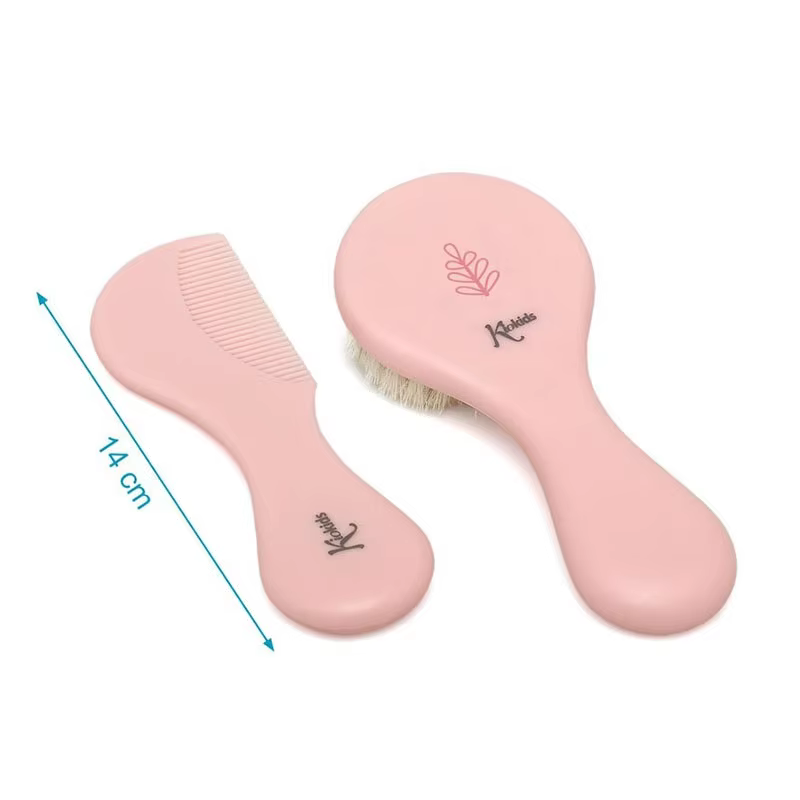 Kit de Cepillo y Peine Kiokids para bebé – Cuidado suave del cabello - imagen 4