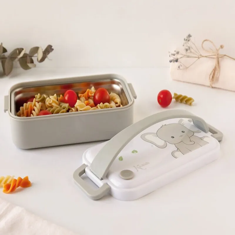 Caja de almuerzo Elefante Kiokids para niños - imagen 2
