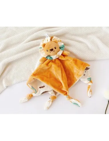 Kiokids Muñeco de apego león – Peluche suave para bebés - imagen 2