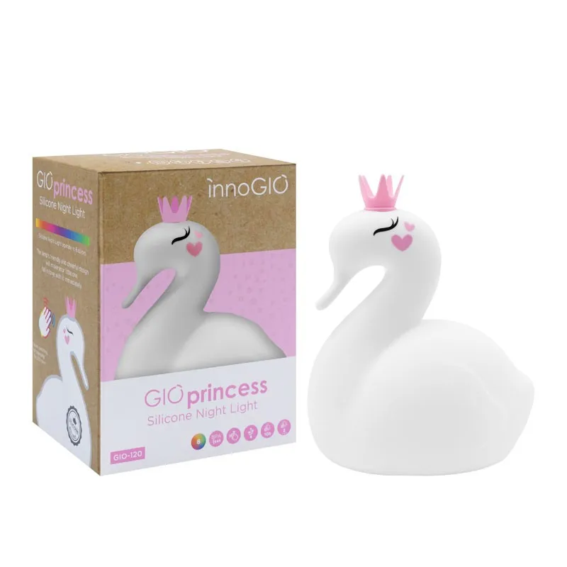 Luz nocturna infantil Innogio GioPrincess LED suave - imagen 2