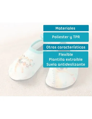 Kiokids escarpines antideslizantes Ocean Dreams para bebé - imagen 3