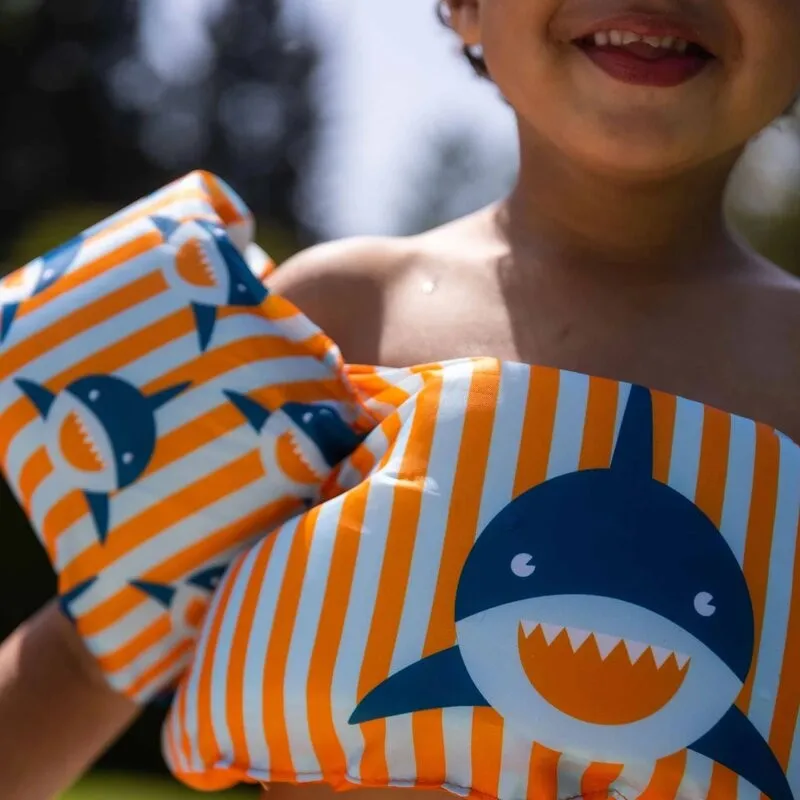 Swim Essentials Chaleco con Manguitos Tiburón para Niños de Baño - imagen 3