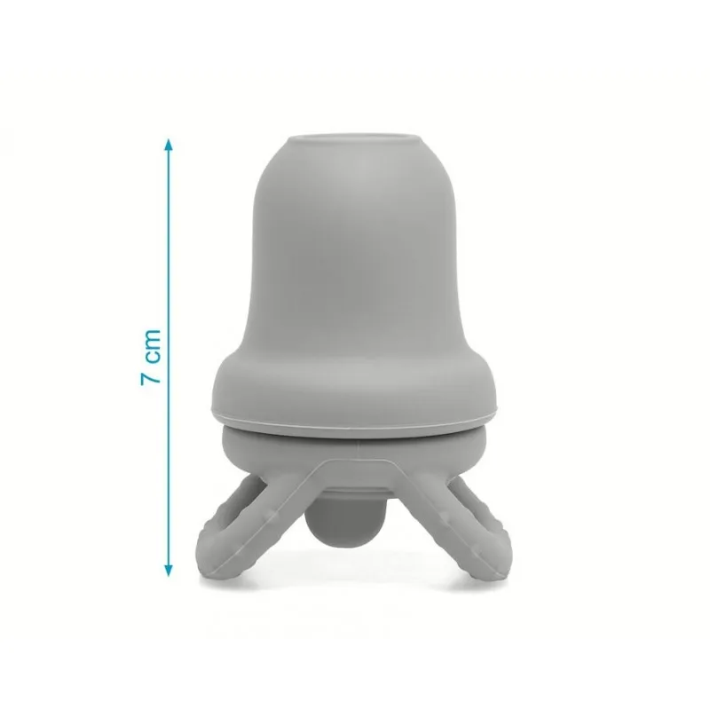 Kiokids Alimentador de silicona roja para bebé - imagen 5