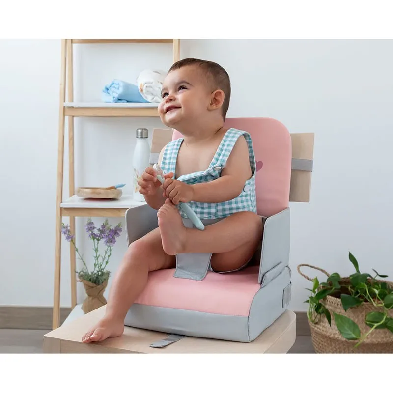 Kiokids trona portátil para bebé compacta con respaldo reclinable - imagen 4