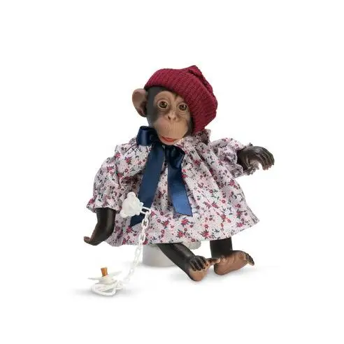 Peluche chimpancé Lola rojo de Asi Dreams – Suave para niños