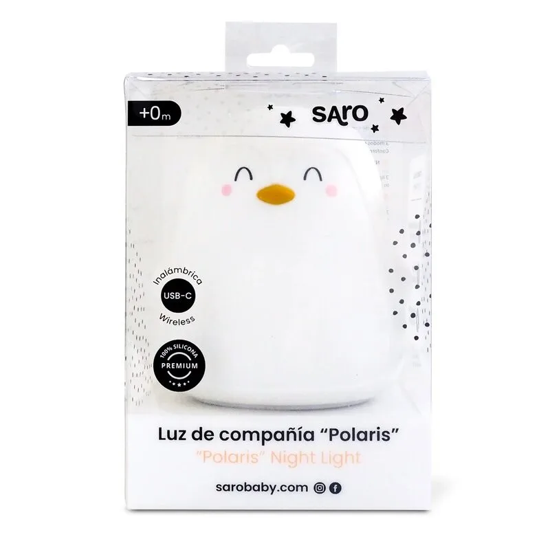 Saro Luz Pingüino USB – Lámpara LED infantil