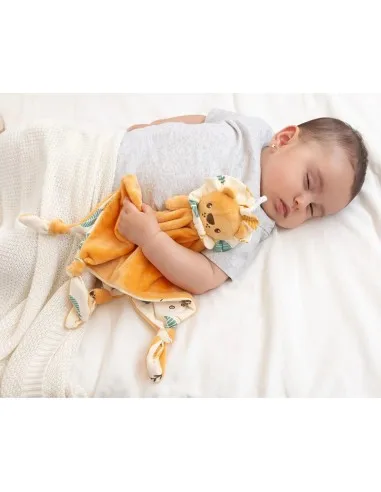 Kiokids Muñeco de apego león – Peluche suave para bebés - imagen 3