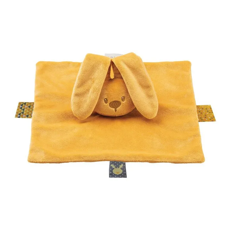 Nattou Doudou Maxi ocre – Peluche suave para recién nacido