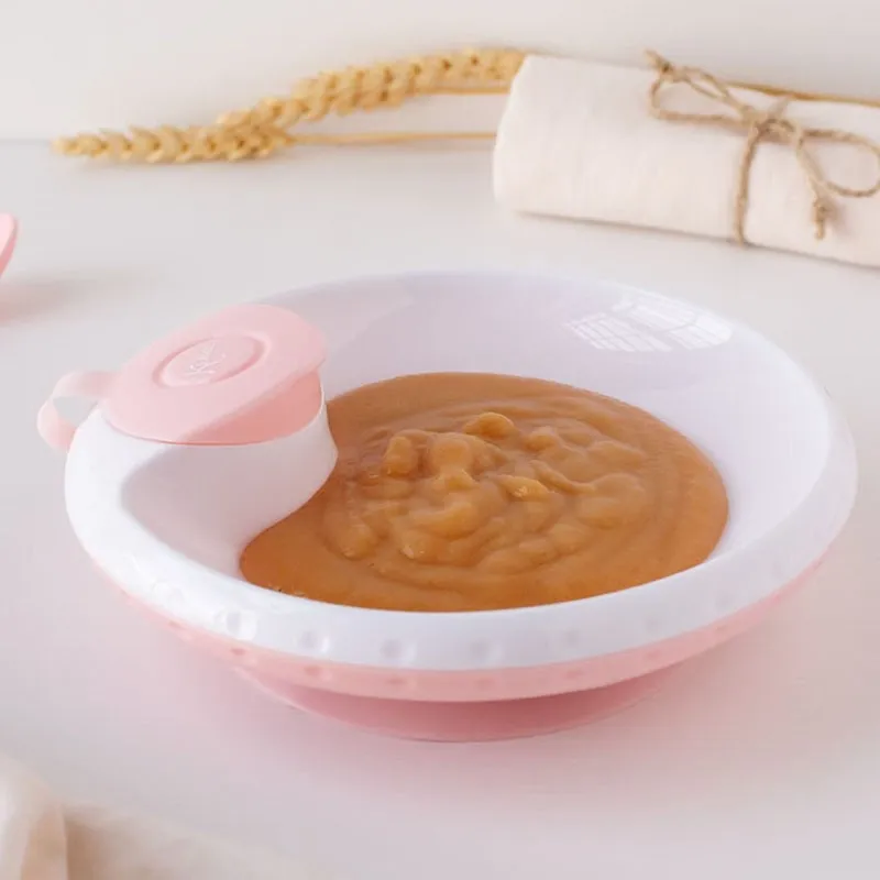 Kiokids Plato térmico con ventosa antideslizante para bebés - imagen 3