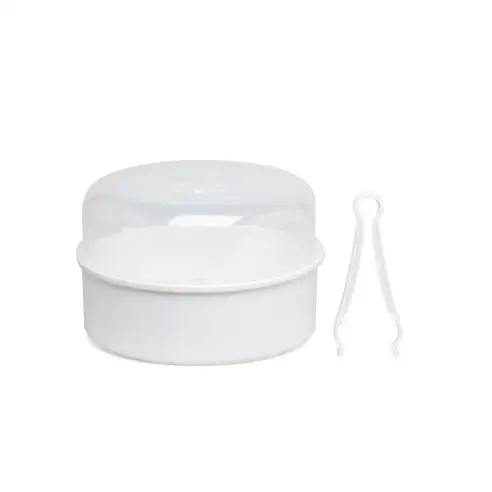 Kiokids Esterilizador microondas con pinzas para biberones