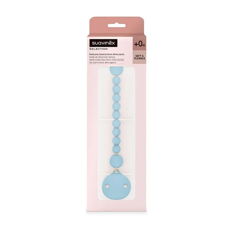 Broche chupete Suavinex de silicona con bolitas - Sujeción segura - imagen 5